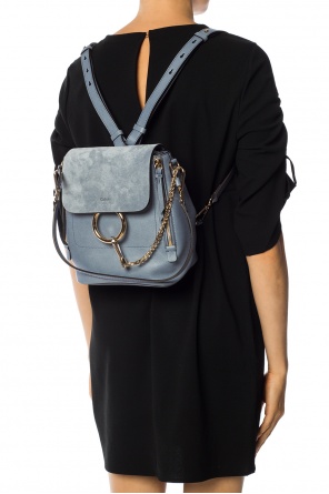 'faye' backpack with logo, zdjęcie 2 'faye' backpack with logo od Chloe